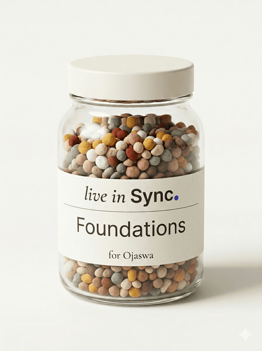 Sync Foundations jar, 180g, 30 days, personalised